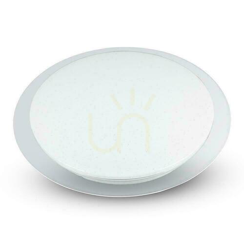 Prüfen V-TAC Decke Plafond 24W 31cm Sterne SMART WiFi Amazon Alexa Google Home VT-5184 2700K-6400K+RGB 2400lm