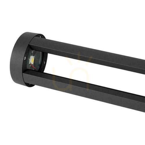 Prüfen V-TAC 10W LED Gartenmast IP65 Schwarz 80cm VT-820-B-N 6400K 1000lm