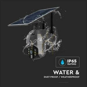 V-TAC WiFi WiFi HD SMART Solar PTZ IR Außenkamera Schwarz VT-11024 small 8