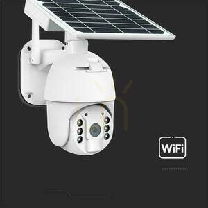 V-TAC WiFi HD SMART Solar PTZ Außenkamera IR Weiß VT-11024 small 1
