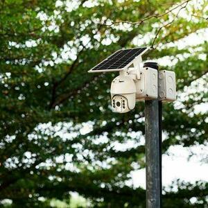 V-TAC WiFi HD SMART Solar PTZ Außenkamera IR Weiß VT-11024 small 5