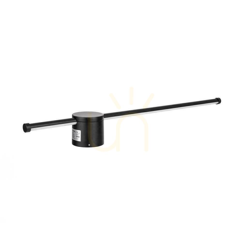 Aussicht LED V-TAC 12W IP65 Schwarz 63cm VT-11112-B 3000K 1400lm Wandmontage. LED V-TAC 12W IP65 Schwarz 63cm VT-11112-B 3000K 1400lm Wandmontage.