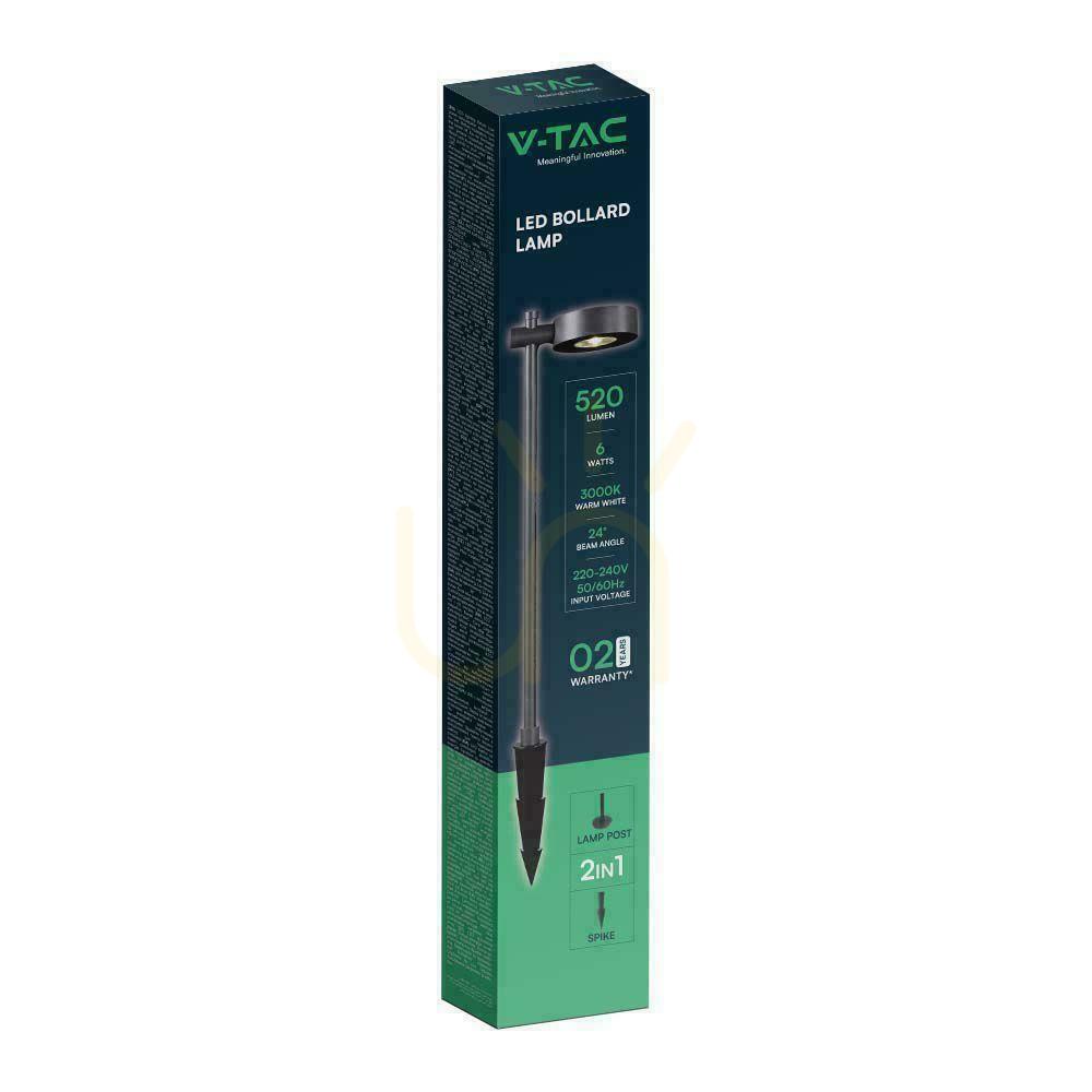 Zeige V-TAC LED-Gartenleuchte für Blumenbeete, Sträucher und Ziergräser – 2 Funktionen, 6 W, IP65, 100 cm, schwarz, VT-11107-B, 3000 K, 520 lm V-TAC LED-Gartenleuchte für Blumenbeete, Sträucher und Ziergräser – 2 Funktionen, 6 W, IP65, 100 cm, schwarz, VT-11107-B, 3000 K, 520 lm