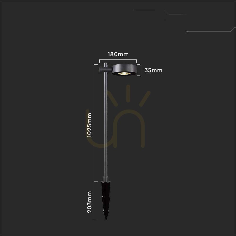 Prüfen V-TAC LED-Gartenleuchte für Blumenbeete, Sträucher und Ziergräser – 2 Funktionen, 6 W, IP65, 100 cm, schwarz, VT-11107-B, 3000 K, 520 lm V-TAC LED-Gartenleuchte für Blumenbeete, Sträucher und Ziergräser – 2 Funktionen, 6 W, IP65, 100 cm, schwarz, VT-11107-B, 3000 K, 520 lm