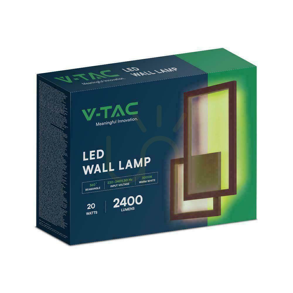 Vorschau LED-Wandleuchte V-TAC 20W Bronze Corten VT-11120-C 3000K 2400lm. LED-Wandleuchte V-TAC 20W Bronze Corten VT-11120-C 3000K 2400lm.