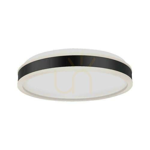 Prüfen Plafond V-TAC 42W LED TRIAC 3in1 Schwarz Rund fi.50cm VT-7758-B 4000K 4400lm
