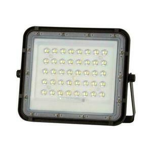 V-TAC 10W Solar-LED-Scheinwerfer mit Fernbedienung, AUTO, Timer, IP65 Schwarz VT-80W 4000K 800lm. small 1