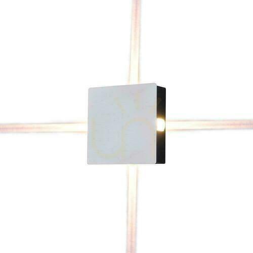 Prüfen V-TAC 4W LED-Wandleuchte IP65 Weiß Square VT-704 3000K 428lm