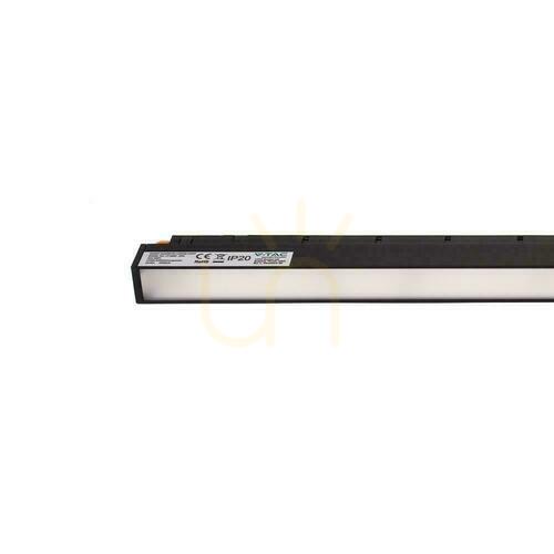 Prüfen SMART 48V V-TAC 20W LED CCT 90st SMART WiFi TRACKLIGHT Bus Leuchte Schwarz VT-3620 2700K-6400K 2100lm 3 Jahre Garantie
