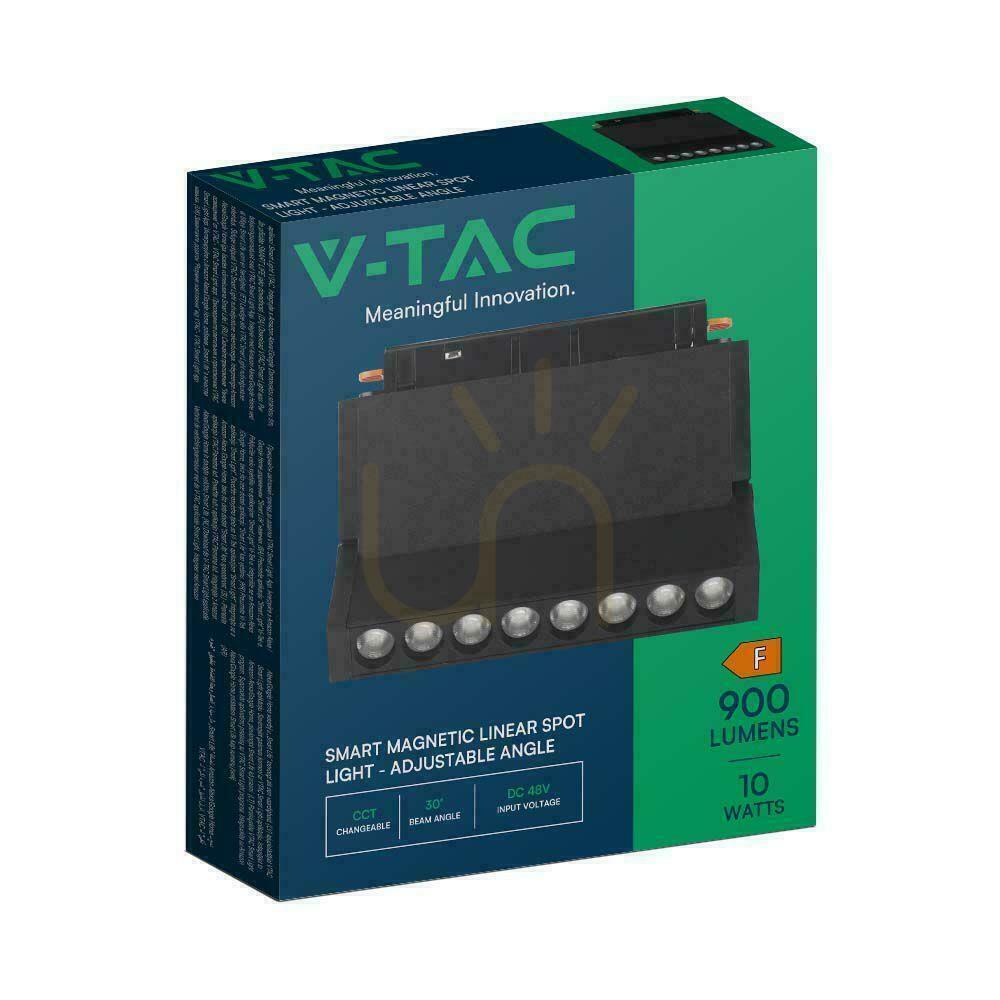 Prüfen SMART 48V V-TAC 10W LED CCT Bus-Leuchte 30st SMART WiFi TRACKLIGHT Schwarz VT-3610 2700K-6400K 900lm 3 Jahre Garantie SMART 48V V-TAC 10W LED CCT Bus-Leuchte 30st SMART WiFi TRACKLIGHT Schwarz VT-3610 2700K-6400K 900lm 3 Jahre Garantie
