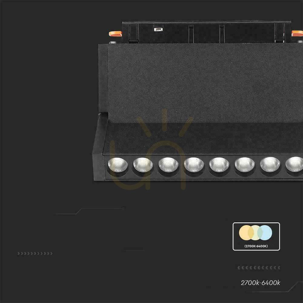 Zeige SMART 48V V-TAC 10W LED CCT Bus-Leuchte 30st SMART WiFi TRACKLIGHT Schwarz VT-3610 2700K-6400K 900lm 3 Jahre Garantie SMART 48V V-TAC 10W LED CCT Bus-Leuchte 30st SMART WiFi TRACKLIGHT Schwarz VT-3610 2700K-6400K 900lm 3 Jahre Garantie