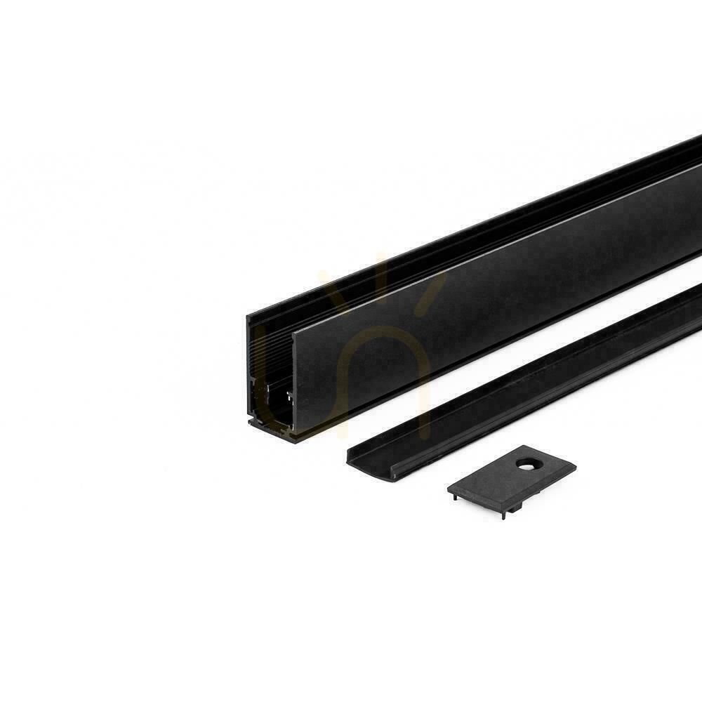 Vorschau SMART 48V V-TAC 100cm Aluminium Aufbauschiene SMART 48V V-TAC 100cm Schwarz (inkl. Gitter und Kappen) SMART 48V V-TAC 100cm Aluminium Aufbauschiene SMART 48V V-TAC 100cm Schwarz (inkl. Gitter und Kappen)