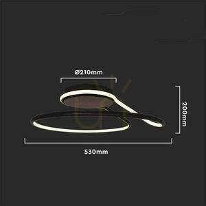 Schwarze LED-Deckenleuchte V-TAC VT-7762 54 W TRIAC 4000 K 5330 lm, SKU 6923 small 1
