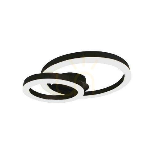 Prüfen V-TAC VT-7787 LED-Deckenleuchte, 20 W 3000 K, 2130 lm, Schwarz, 45 × 30 cm