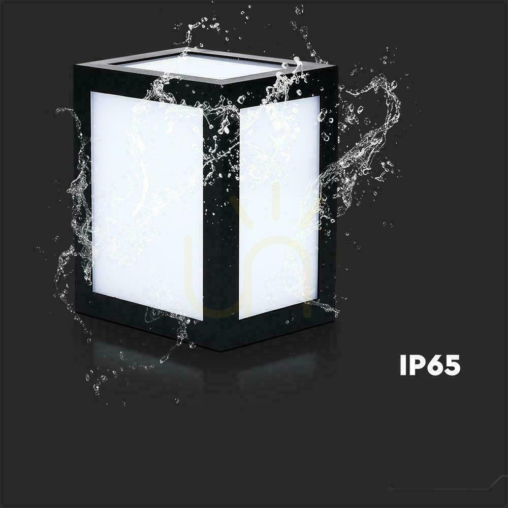 Anzeige V-TAC 12W LED-Wandleuchte IP65 Schwarz VT-822 3000K 1350lm V-TAC 12W LED-Wandleuchte IP65 Schwarz VT-822 3000K 1350lm