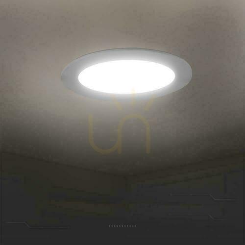 Prüfen Rundes LED-Einbaupanel V-TAC VT-61003, weiß, 3 W, 3000 K, 330 lm, Ø 90,5 mm