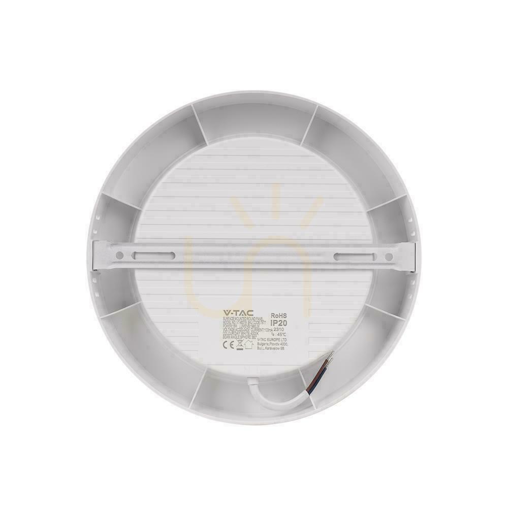 Aussicht V-TAC LED-Anbauleuchte Premium Downlight 18W Rund fi215 VT-60018 4000K 1980lm. V-TAC LED-Anbauleuchte Premium Downlight 18W Rund fi215 VT-60018 4000K 1980lm.