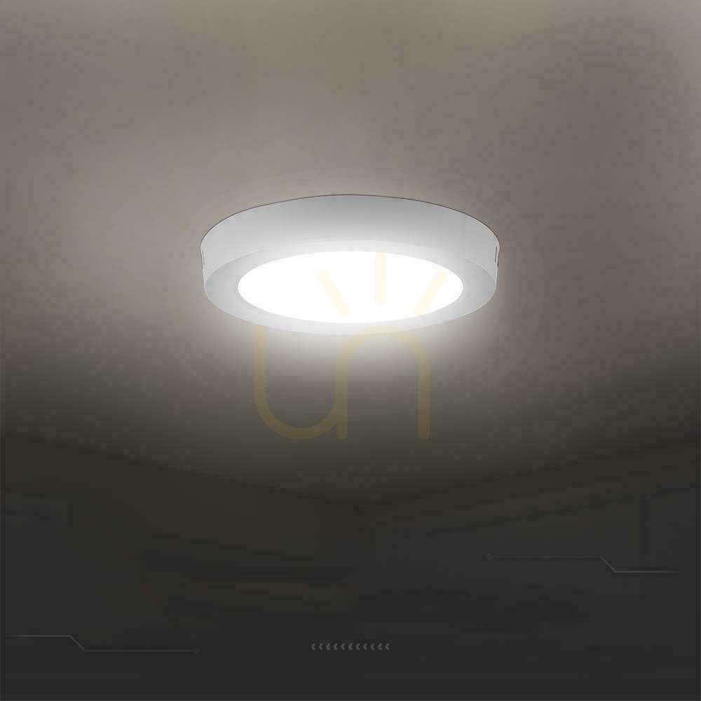 Zeige V-TAC LED-Anbauleuchte Premium Downlight 18W Rund fi215 VT-60018 4000K 1980lm. V-TAC LED-Anbauleuchte Premium Downlight 18W Rund fi215 VT-60018 4000K 1980lm.