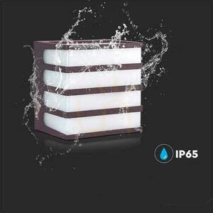 V-TAC 8W LED Garten Wandleuchte IP65 120x120 Braun VT-732 4000K 800lm. small 4