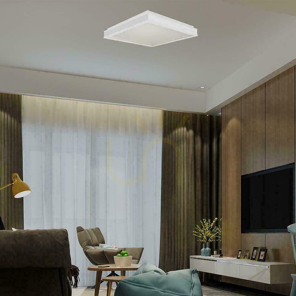 Anzeige Plafond V-TAC 18W LED 3in1 Weiß Quadratisch 45x45cm VT-7757 4000K 1490lm Plafond V-TAC 18W LED 3in1 Weiß Quadratisch 45x45cm VT-7757 4000K 1490lm
