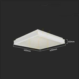 LED-Deckenleuchte V-TAC VT-7782 weiß, quadratisch, 24 W, 4000 K, 40 cm small 1
