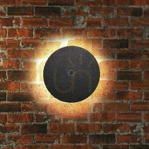 Wandleuchte 12W V-TAC Round Black CCT Dimmbar VT-83012 3000K-6400K 1200lm Wandleuchte. small 4