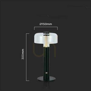 V-TAC 1W LED Nachttischlampe 30cm USB Aufladung Dimmbar Schwarz VT-1049 3000K 100lm 2 V-TAC 1W LED Nachttischlampe 30cm USB Aufladung Dimmbar Schwarz VT-1049 3000K 100lm small 2