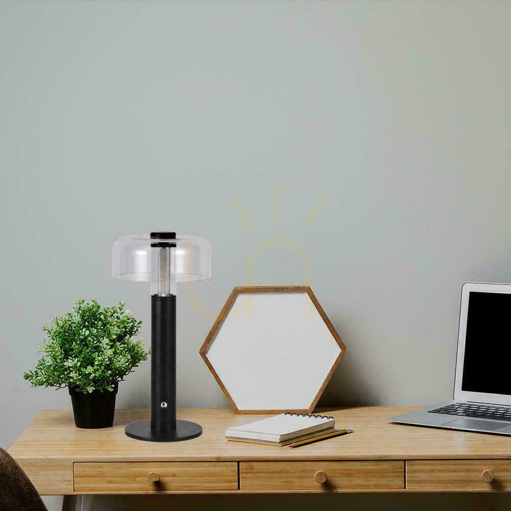 Prüfen V-TAC 1W LED Nachttischlampe 30cm USB Aufladung Dimmbar Schwarz VT-1049 3000K 100lm V-TAC 1W LED Nachttischlampe 30cm USB Aufladung Dimmbar Schwarz VT-1049 3000K 100lm