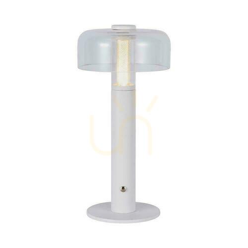 Prüfen V-TAC 1W LED Nachttischlampe 30cm USB Aufladung Dimmbar Weiß VT-1049 3000K 100lm