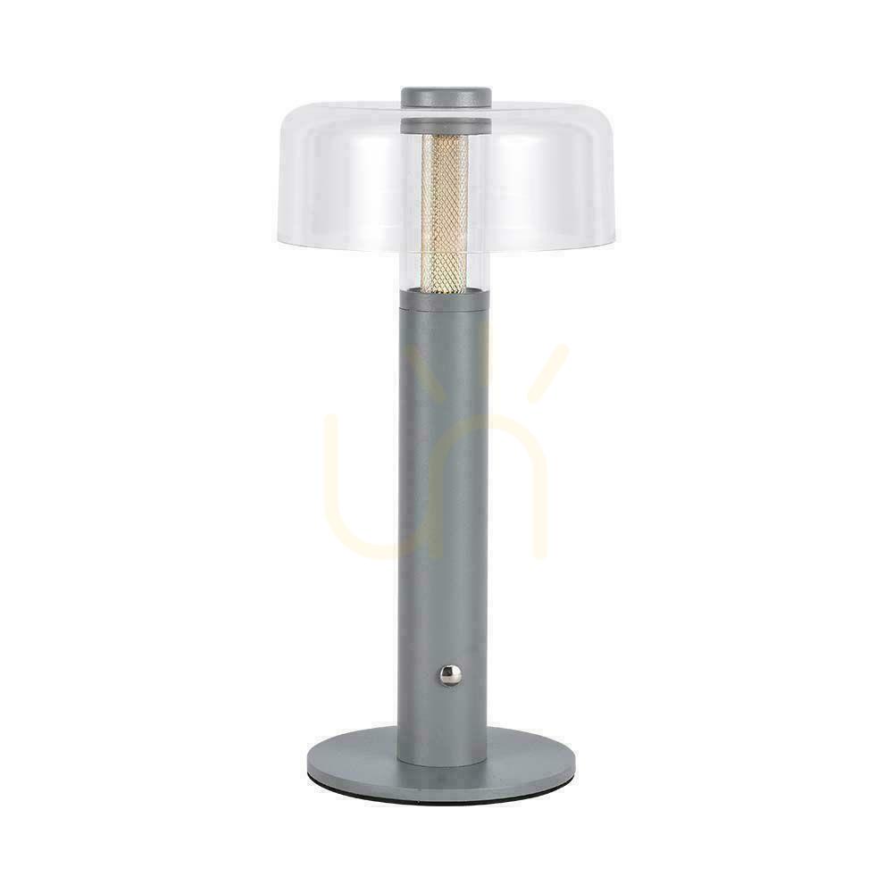 Prüfen V-TAC 1W LED Nachttischlampe 30cm USB Aufladung Dimmbar Grau VT-1049 3000K 100lm V-TAC 1W LED Nachttischlampe 30cm USB Aufladung Dimmbar Grau VT-1049 3000K 100lm