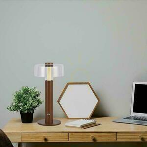 LED-Tischleuchte V-TAC VT-1049, 1 W, 3000 K, 100 lm, braun, 30 cm small 5