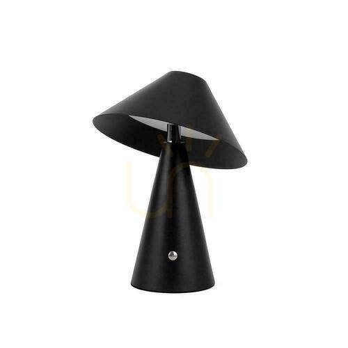 Prüfen V-TAC 3W LED 24cm Desktop Nachtlicht USB Aufladung Dimmbar Schwarz VT-1051 3000K-6000K 200lm.