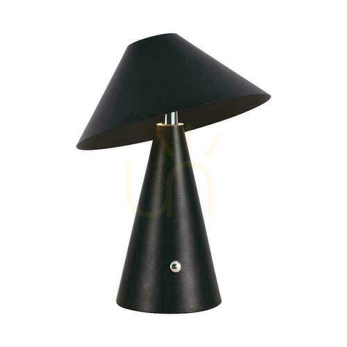 Prüfen V-TAC 3W LED 24cm Desktop Nachtlicht USB Aufladung Dimmbar Schwarz VT-1051 3000K-6000K 200lm.