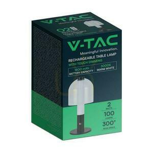 V-TAC 2W LED Nachttischlampe 30cm USB Aufladung Dimmbar Schwarz VT-1056 3000K 100lm 1 V-TAC 2W LED Nachttischlampe 30cm USB Aufladung Dimmbar Schwarz VT-1056 3000K 100lm small 1