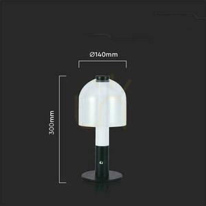 V-TAC 2W LED Nachttischlampe 30cm USB Aufladung Dimmbar Schwarz VT-1056 3000K 100lm 2 V-TAC 2W LED Nachttischlampe 30cm USB Aufladung Dimmbar Schwarz VT-1056 3000K 100lm small 2