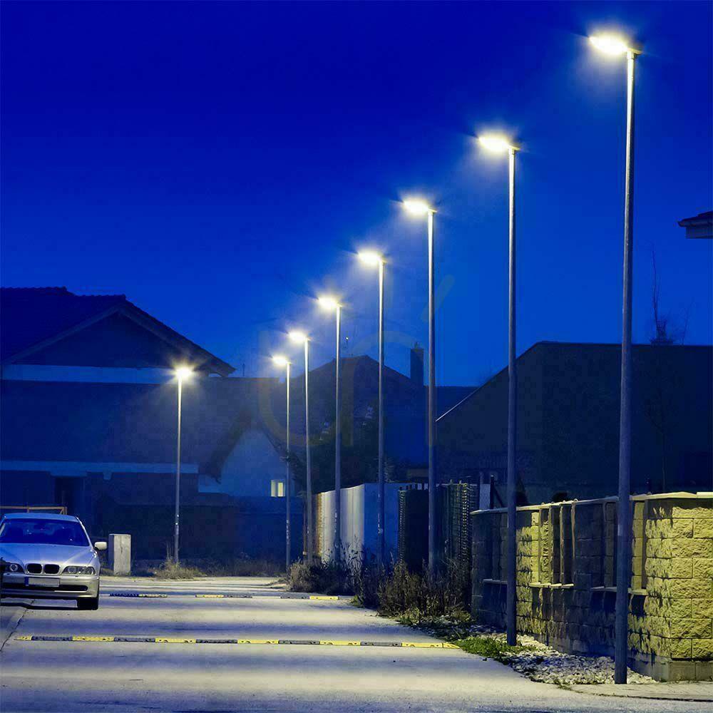 Aussicht LED-Straßenleuchte V-TAC 50W 110st IP65 VT-15057ST 6500K 4270lm LED-Straßenleuchte V-TAC 50W 110st IP65 VT-15057ST 6500K 4270lm