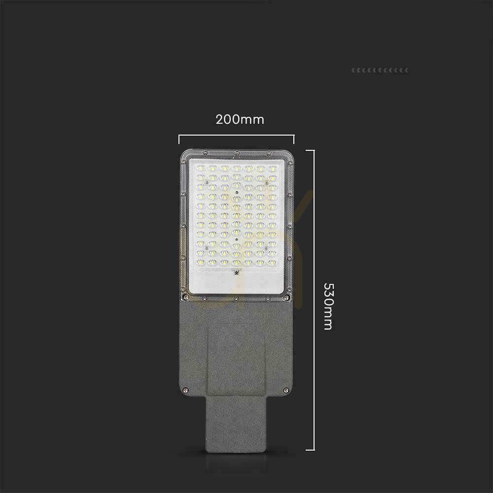 Aussicht V-TAC BRIDGELUX CHIP Solar LED Straßenleuchte IP65 Pilot LiFePO4 Panel 60W VT-15200ST 4000K 3000lm V-TAC BRIDGELUX CHIP Solar LED Straßenleuchte IP65 Pilot LiFePO4 Panel 60W VT-15200ST 4000K 3000lm