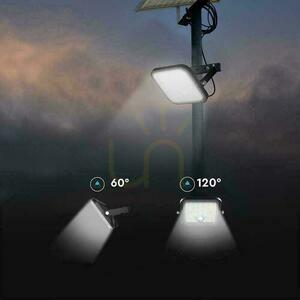 V-TAC 30W IP65 Solar LED Projektor, Remote Timer, LiFePo 6.4V 6000mA Schwarz VT-432 4000K 4800lm 3 Jahre Garantie small 11