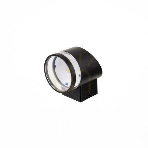 Prüfen V-TAC 1W LED Schwarz IP54 VT-1138 3000K 70lm Solar Garten Wandlampe 3 Jahre Garantie