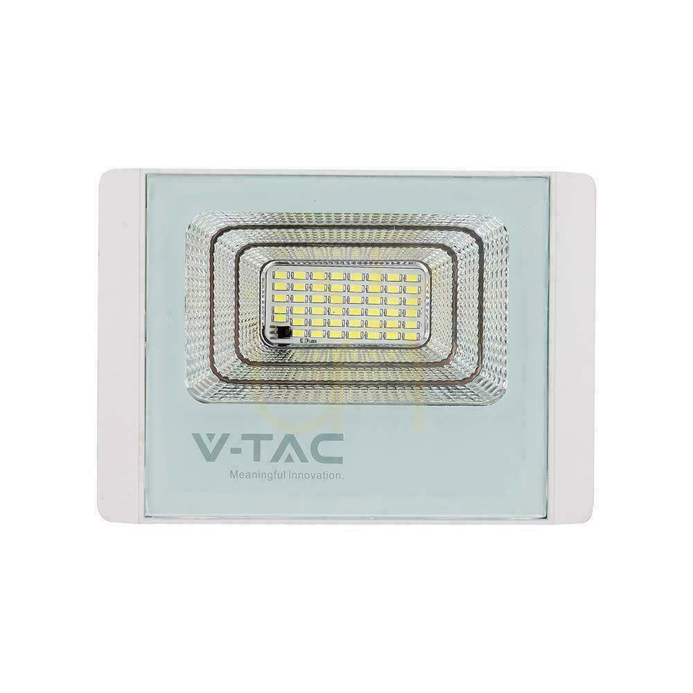 Anzeige V-TAC Solar LED Projektor 12W Weiß IP65, Fernbedienung, Timer VT-25W 6400K 550lm V-TAC Solar LED Projektor 12W Weiß IP65, Fernbedienung, Timer VT-25W 6400K 550lm
