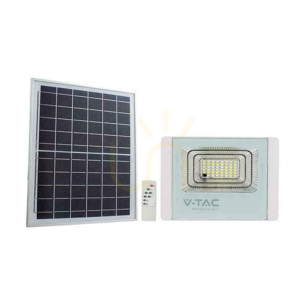 Prüfen V-TAC 20W Weiß IP65 Solar LED Projektor, Fernbedienung, Timer VT-60W 6400K 1650lm. V-TAC 20W Weiß IP65 Solar LED Projektor, Fernbedienung, Timer VT-60W 6400K 1650lm.