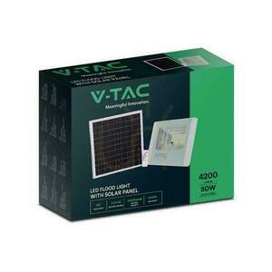 V-TAC Solar LED Projektor 50W Weiß IP65, Fernbedienung, Timer VT-300W 6400K 4200lm. 3 V-TAC Solar LED Projektor 50W Weiß IP65, Fernbedienung, Timer VT-300W 6400K 4200lm. small 3