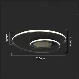 V-TAC 48W LED dimmbare Deckenleuchte Schwarz VT-7911 3000K 5150lm. 4 V-TAC 48W LED dimmbare Deckenleuchte Schwarz VT-7911 3000K 5150lm. small 4
