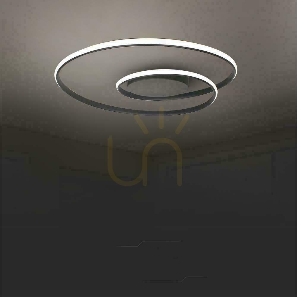 Aussicht V-TAC 48W LED dimmbare Deckenleuchte Schwarz VT-7911 3000K 5150lm. V-TAC 48W LED dimmbare Deckenleuchte Schwarz VT-7911 3000K 5150lm.