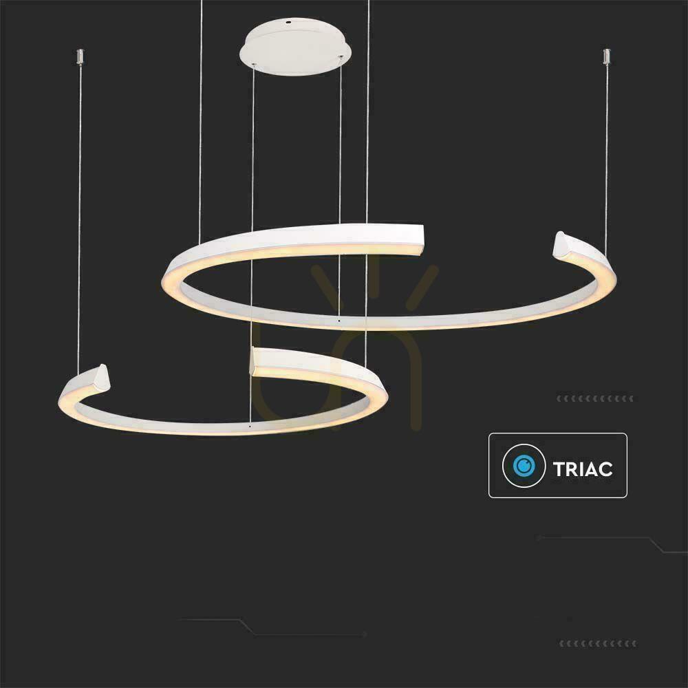 Vorschau V-TAC 48W LED-Pendelleuchte Dimmbar Weiß VT-7914 3000K 5150lm V-TAC 48W LED-Pendelleuchte Dimmbar Weiß VT-7914 3000K 5150lm