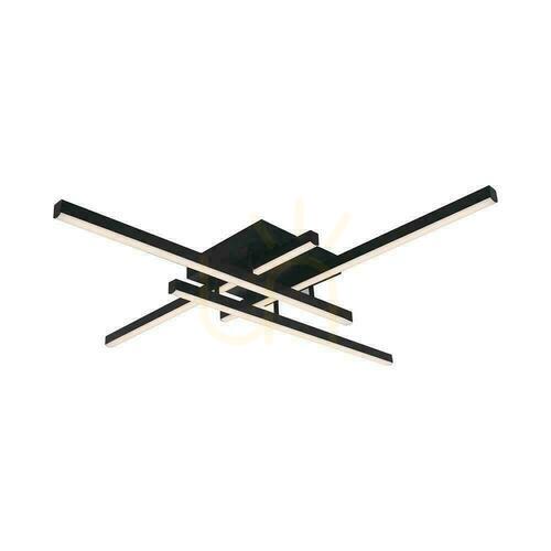 Prüfen V-TAC 38W LED-Deckenleuchte Schwarz VT-7915 4000K 4100lm.