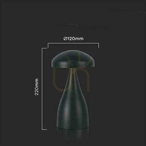 V-TAC 1W LED Nachttischlampe 22cm USB Aufladung Dimmbar Schwarz VT-1041 3000K-6000K 55lm 2 V-TAC 1W LED Nachttischlampe 22cm USB Aufladung Dimmbar Schwarz VT-1041 3000K-6000K 55lm small 2