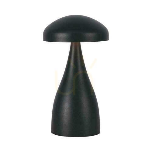 Prüfen V-TAC 1W LED Nachttischlampe 22cm USB Aufladung Dimmbar Schwarz VT-1041 3000K-6000K 55lm