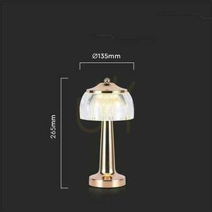 V-TAC 1W LED 26cm Schreibtisch Nachtlicht USB Aufladung Dimmbar Gold VT-1048 3000K-6000K 55lm. 5 V-TAC 1W LED 26cm Schreibtisch Nachtlicht USB Aufladung Dimmbar Gold VT-1048 3000K-6000K 55lm. small 5