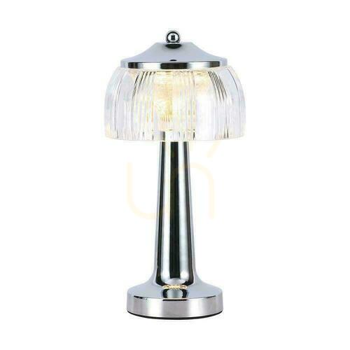 Prüfen V-TAC VT-1048 LED-Tischleuchte 1W USB dimmbar Chrom 3000–6000K